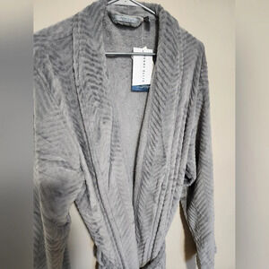 Perry Ellis  Portfolio Grey Bath Robe One size M L